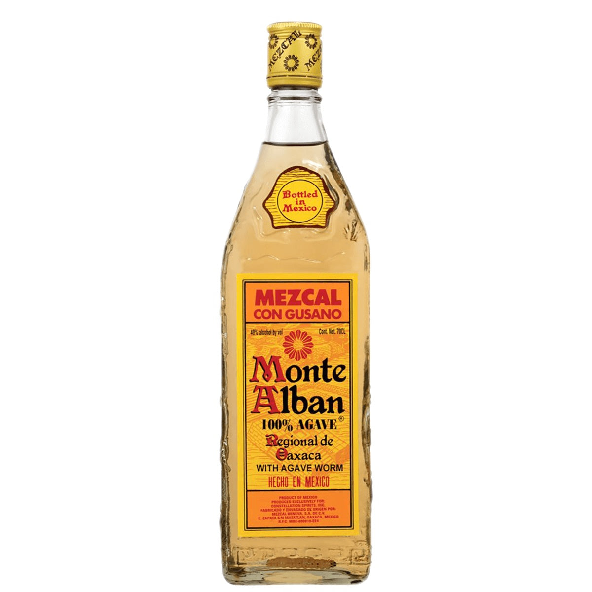 Monte Alban Mezcal Con Gusano