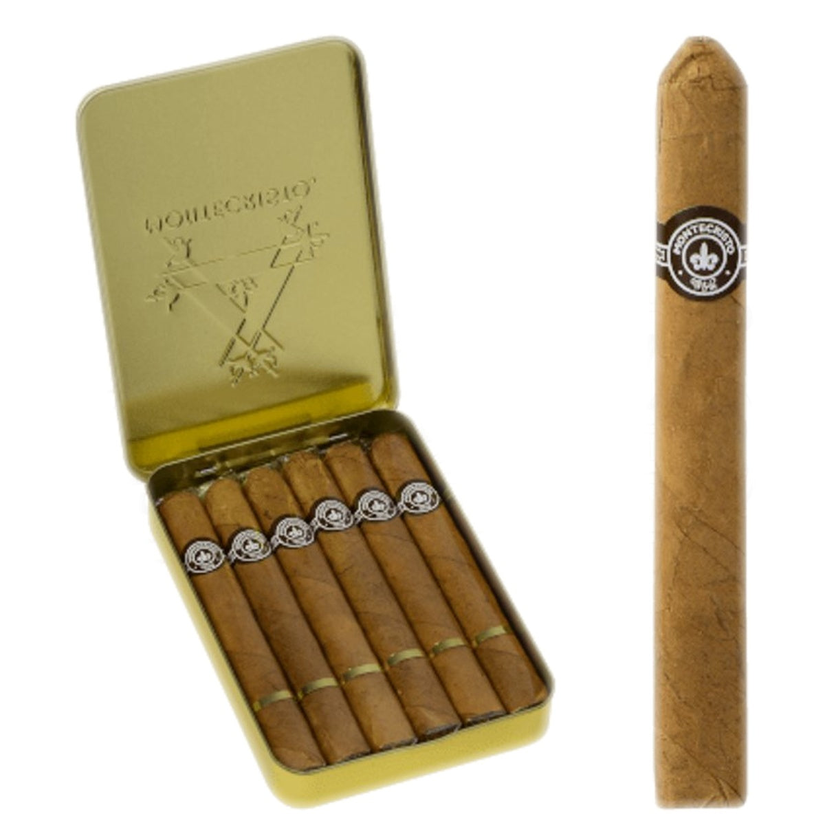 Monte Cristo Classic Memories 6pk Petit Corona (4x33) - Whisky and Whiskey