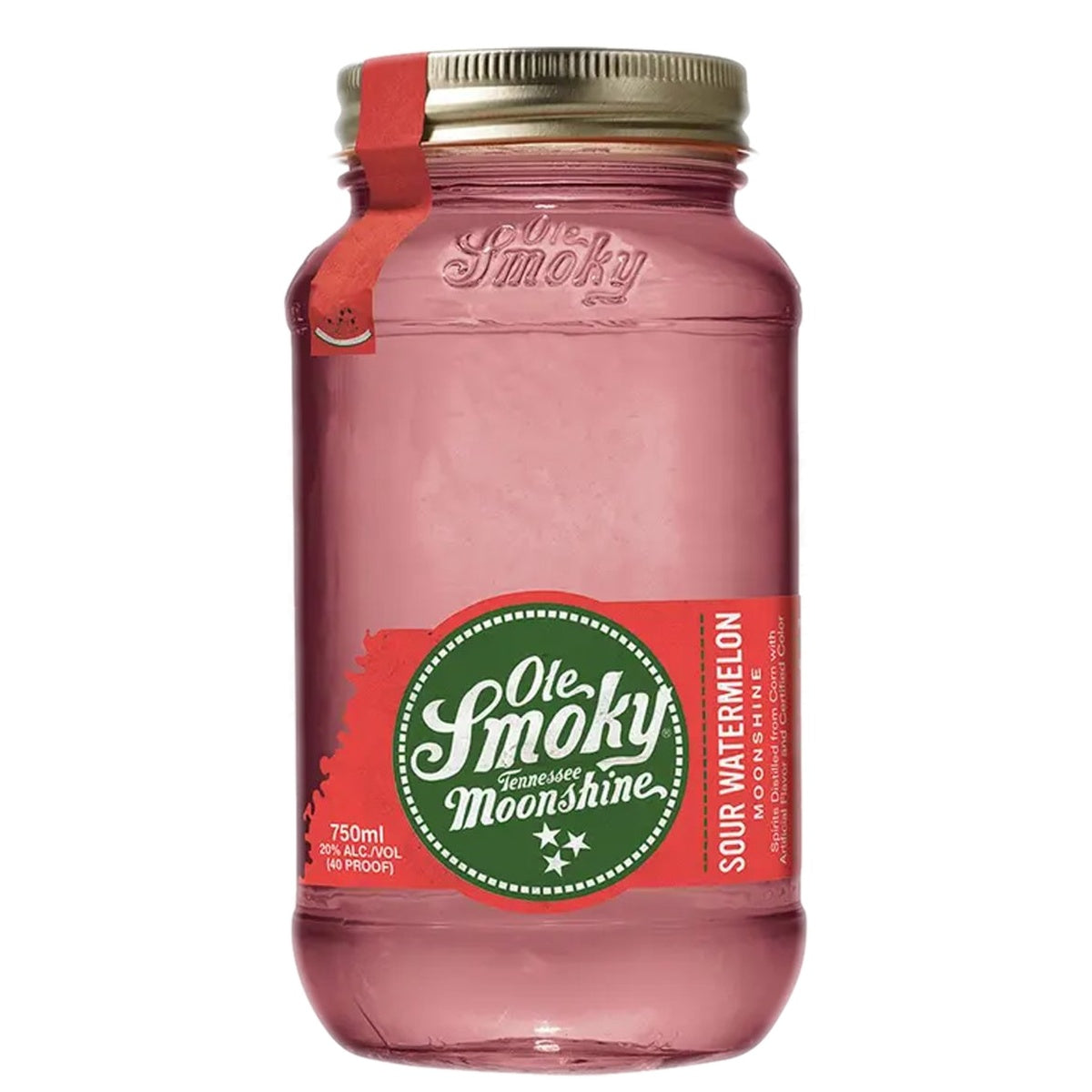 Ole Smoky Sour Watermelon Moonshine - Whisky and Whiskey