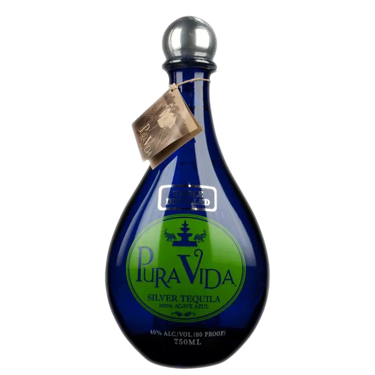 Pura Vida Tequila Silver Tequila 100% de Agave - Whisky and Whiskey