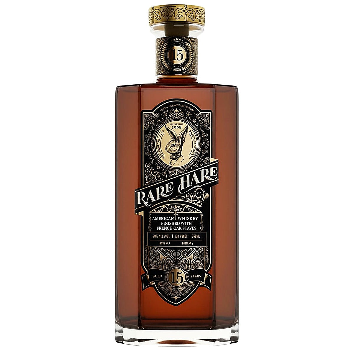 Rare Hare 15 Year American Whiskey French Oak Stave Finish