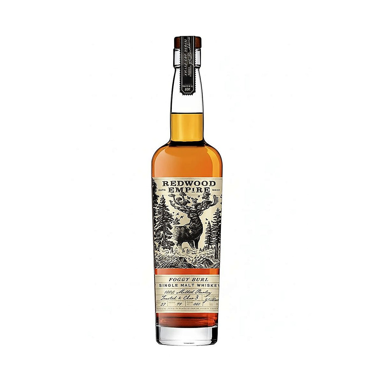 Redwood Empire Foggy Burl Single Malt Whiskey