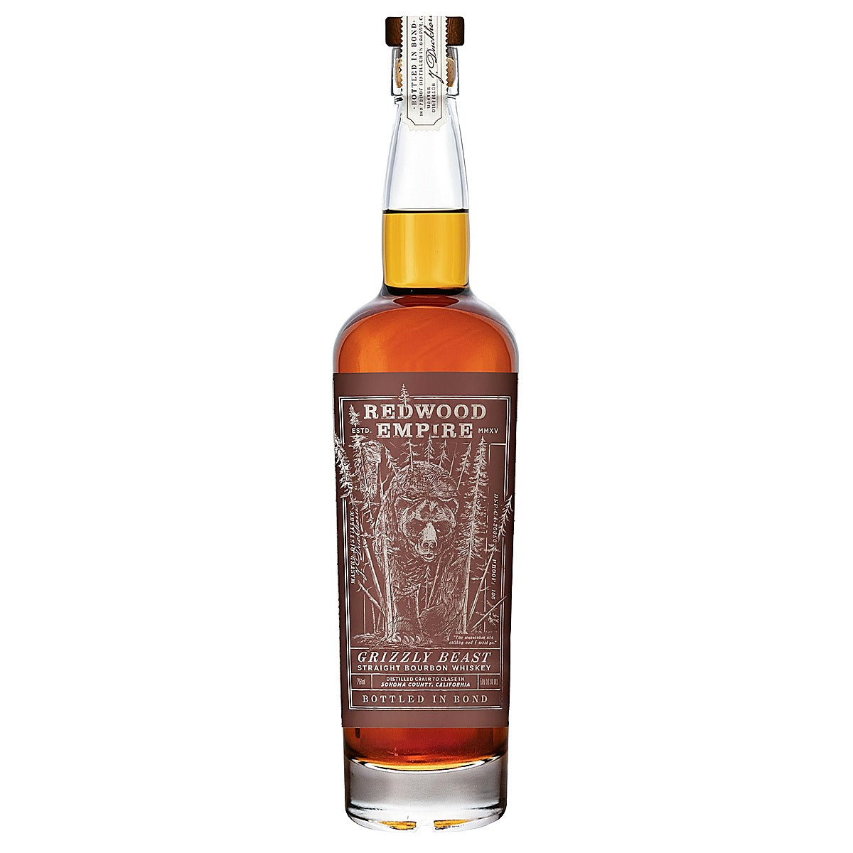 Redwood Empire Grizzly Beast Bourbon Whiskey