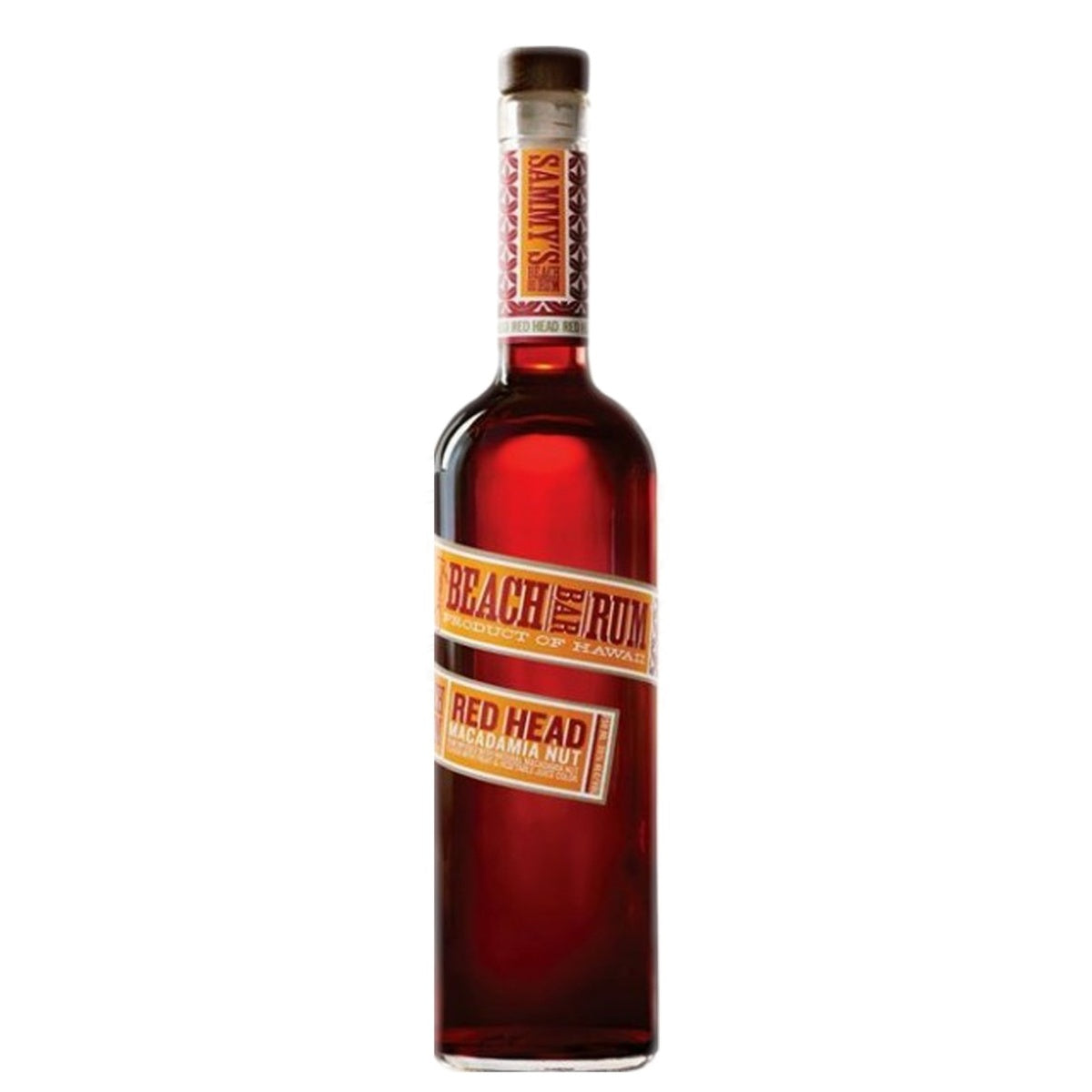 Sammy's Beach Bar Macadamia Nut Red Head Flavored Rum - Whisky and Whiskey