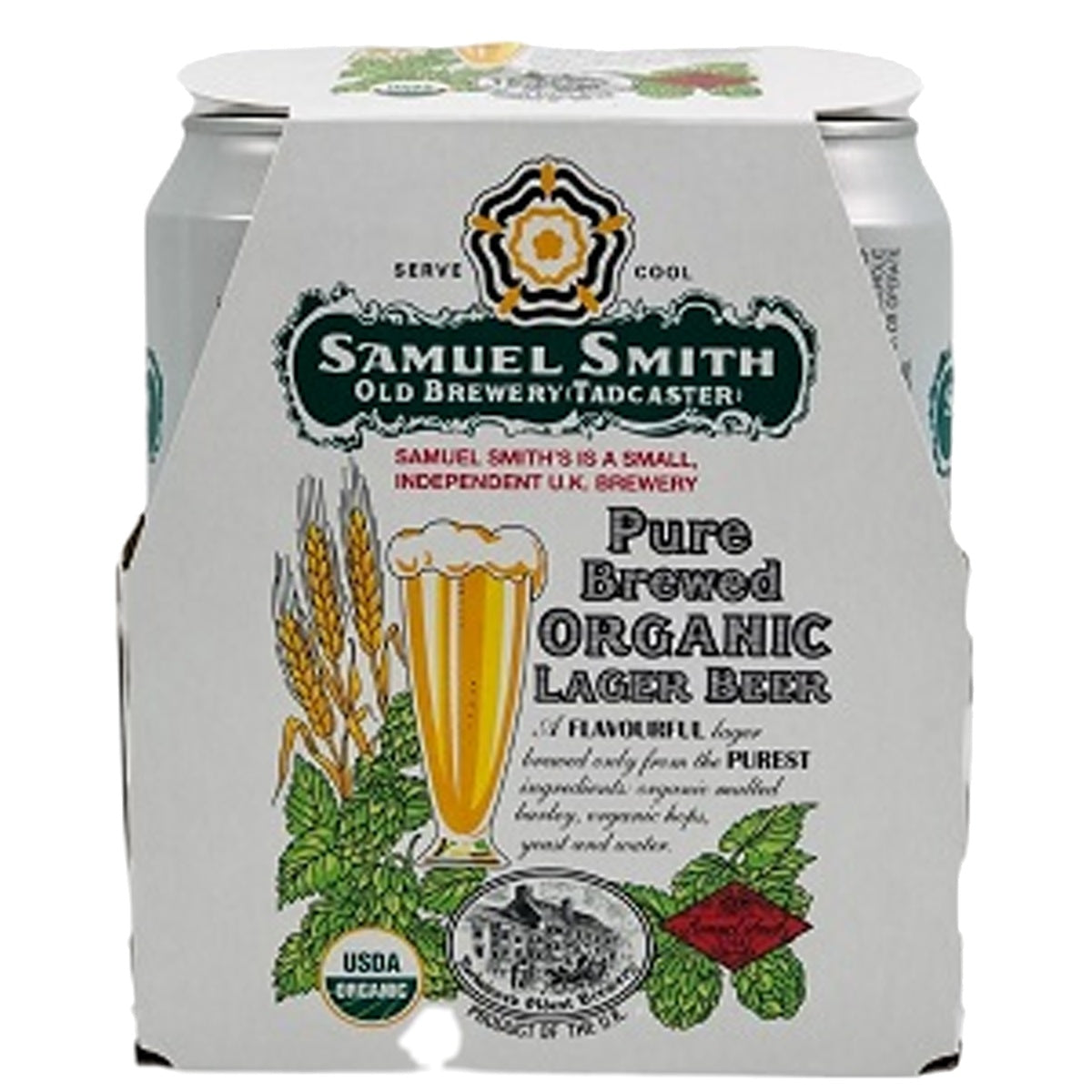 Samuel Smith Organic Lager Beer Pure Brewed 24 Pack