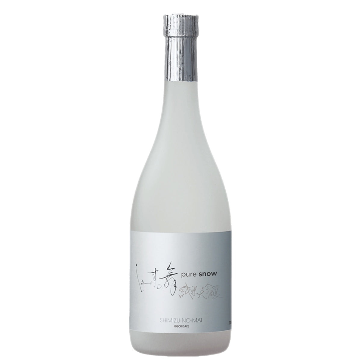 モノクローム　80LL ジグミノー Shimizu No Mai Junmai Nigori Sake Pure Snow