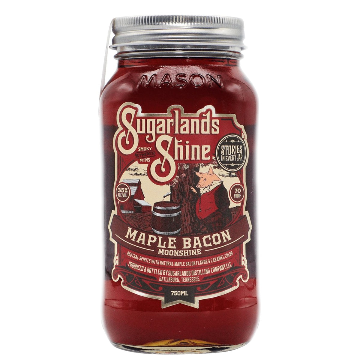 Sugarlands Shine Maple Bacon Moonshine - Whisky and Whiskey