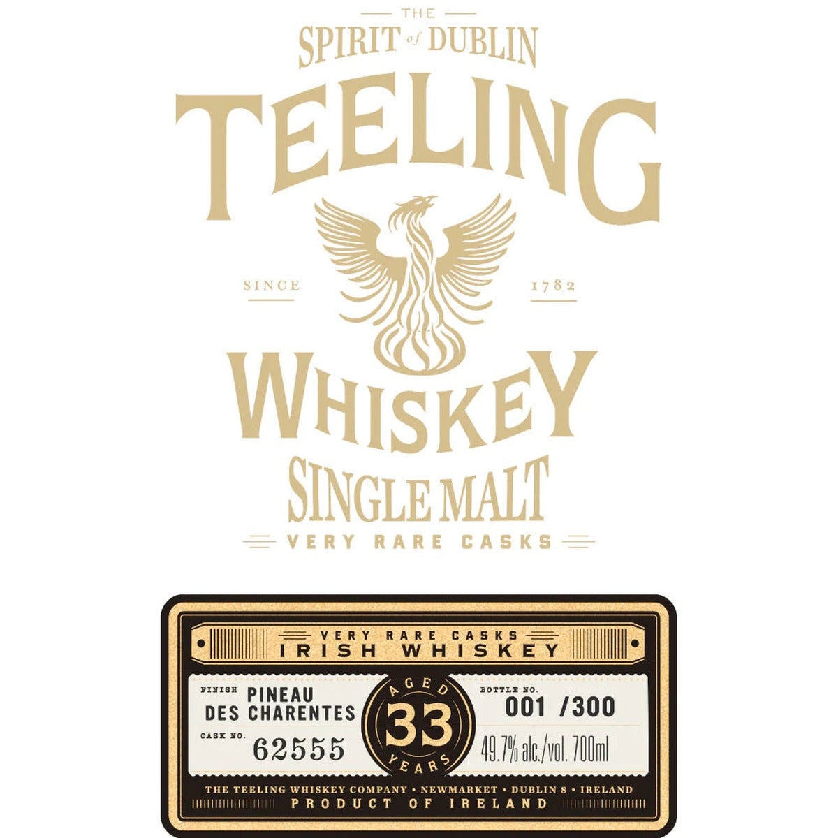 Teeling 33 Year Pineau des Charentes Finish Irish Whiskey