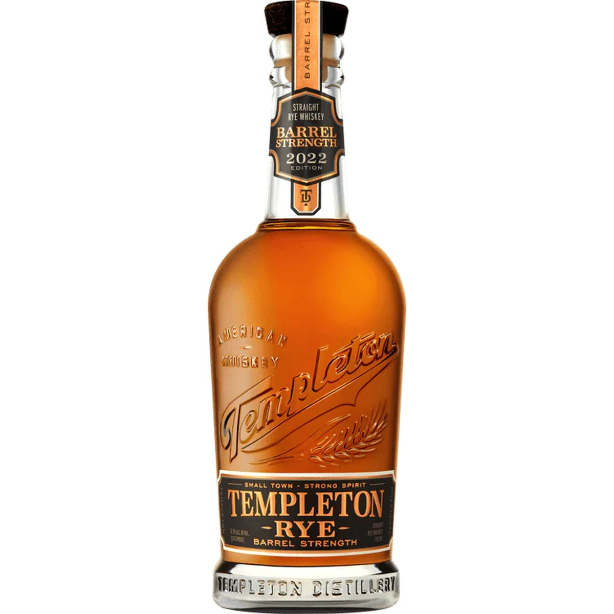 Templeton Rye Barrel Strength Rye Whiskey