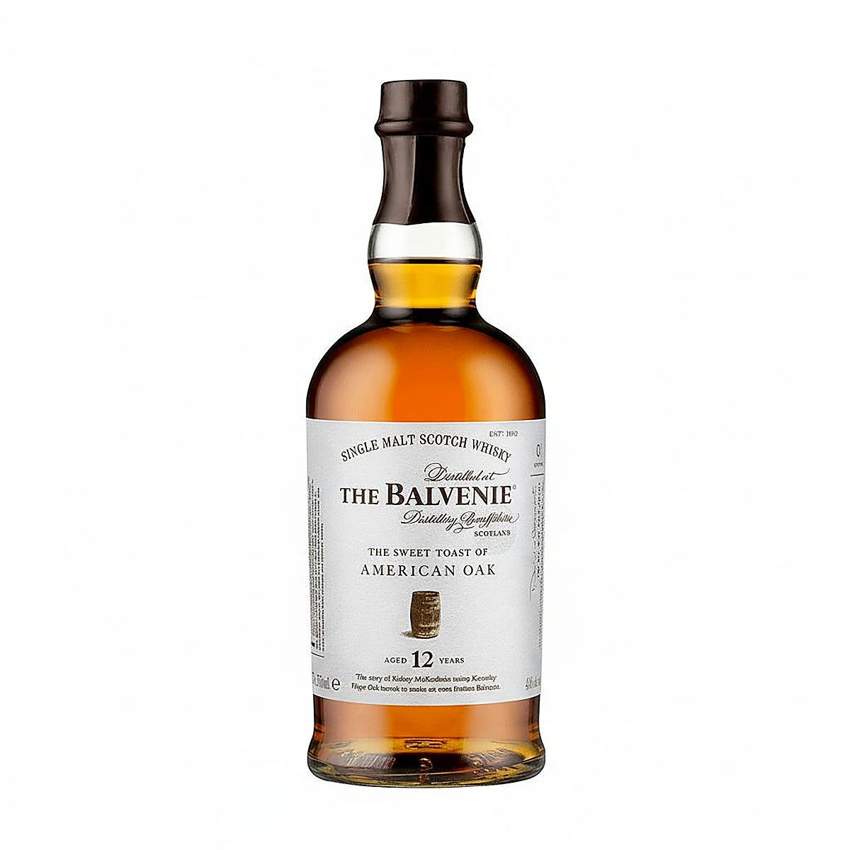 The Balvenie 12 Year The Sweet Toast Of American Oak Single Malt Scotch Whisky