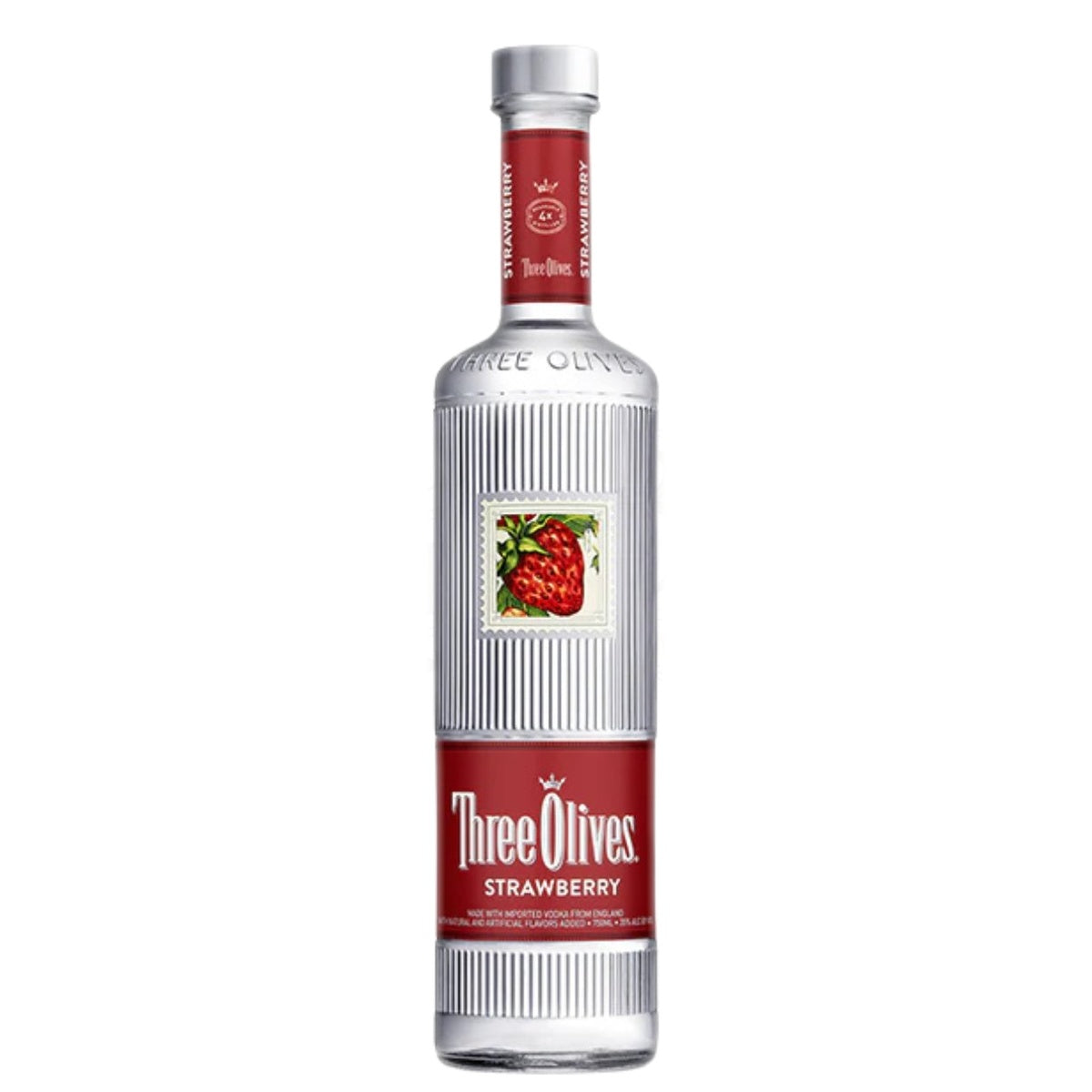 Three Olives Strawberry Vodka - Whisky and Whiskey
