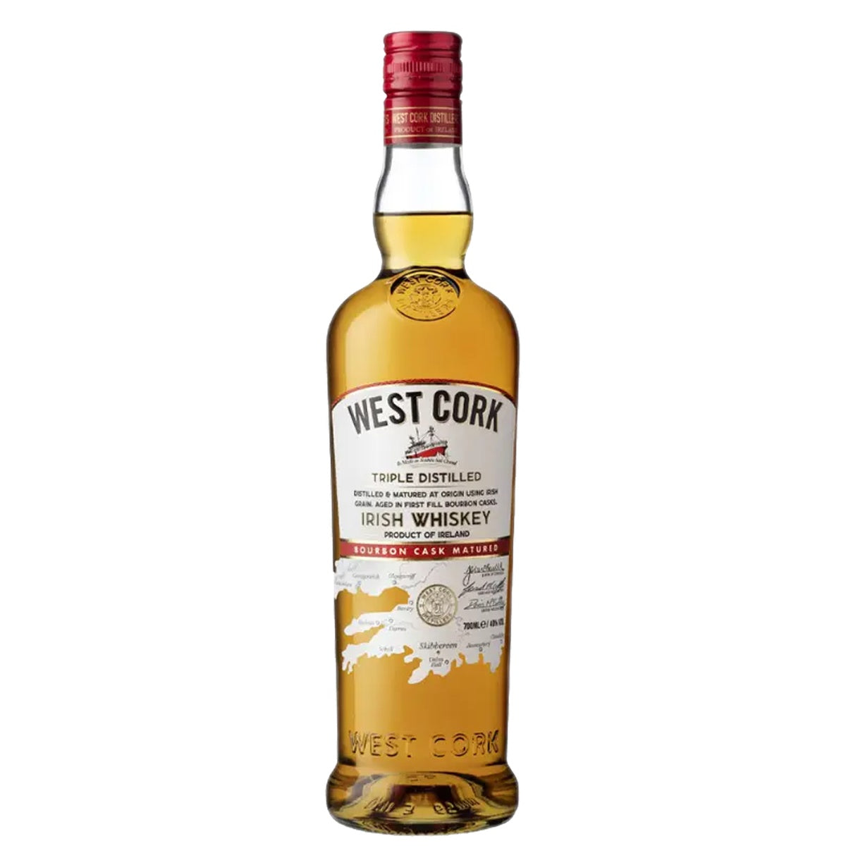West Cork Blended Irish Whiskey Bourbon Cask Matured