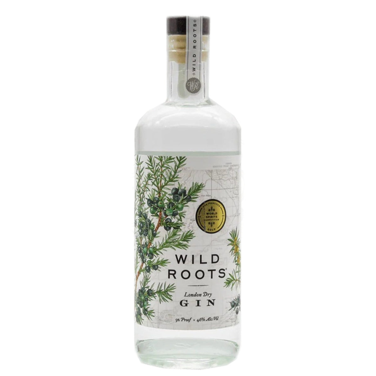 Wild Roots London Dry Gin - Whisky and Whiskey