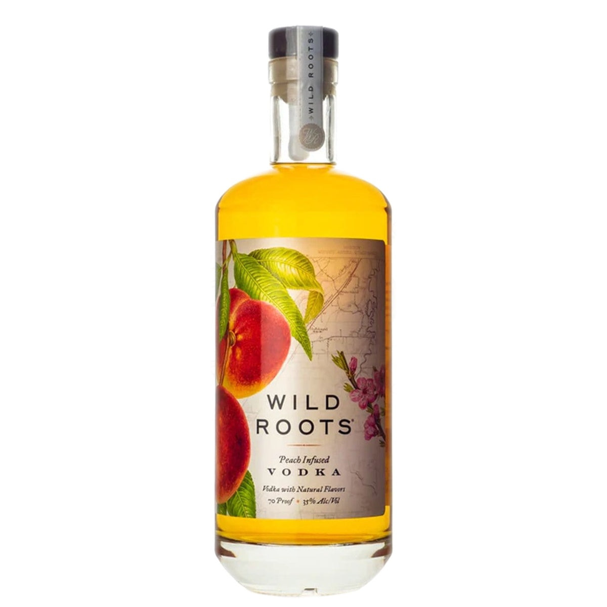 Wild Roots Peach Infused Vodka - Whisky and Whiskey
