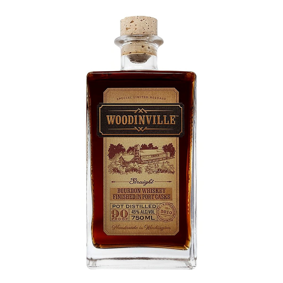 Woodinville Straight Bourbon Whiskey Finished In Port Casks