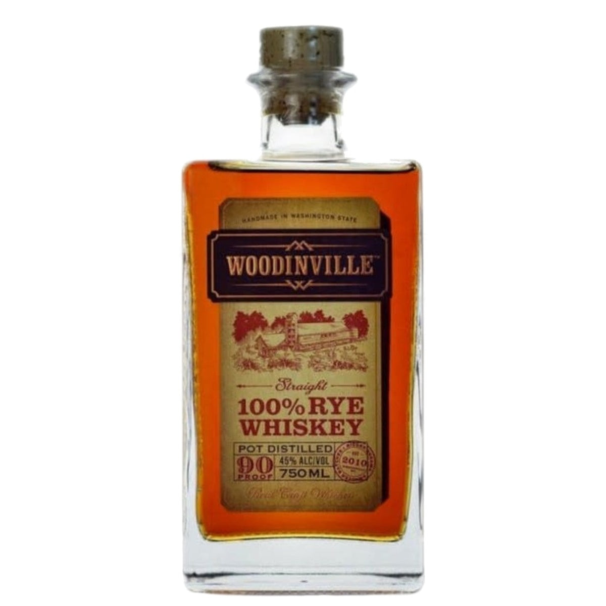 Woodinville Whiskey Co. Straight Rye Whiskey Signature - Whisky and Whiskey