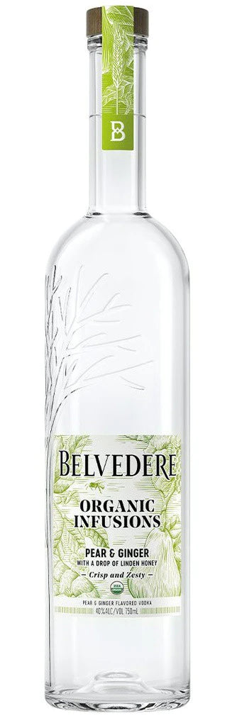 Belvedere Organic Infusions Pear & Ginger Vodka - 750 ml