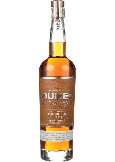 Duke Double Barrel Founder's Reserve Rye Whiskey