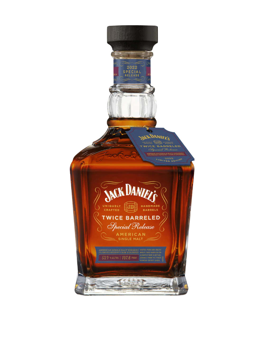 Jack Daniel's Twice Barreled 2022 Special Release: American Single Malt Whiskey Finished in Oloroso Sherry Casks