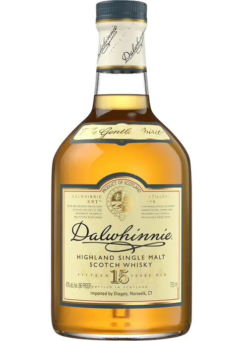 Dalwhinnie 15 Year Old Single Malt Scotch Whisky