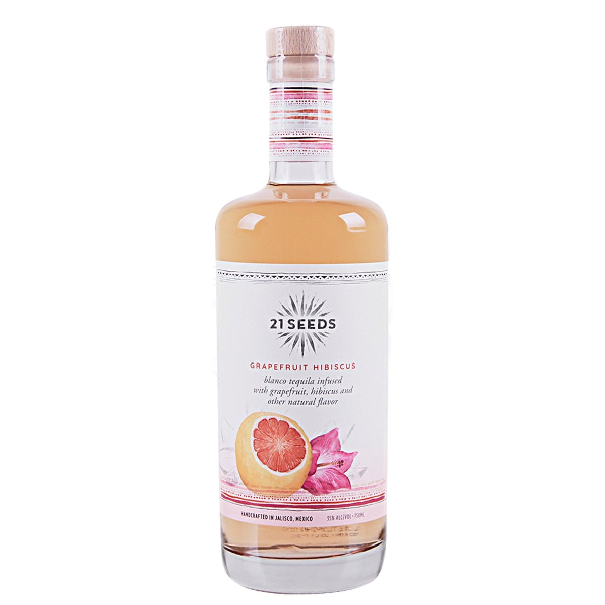 21 Seeds Grapefruit Hibiscus Tequila - Whisky and Whiskey
