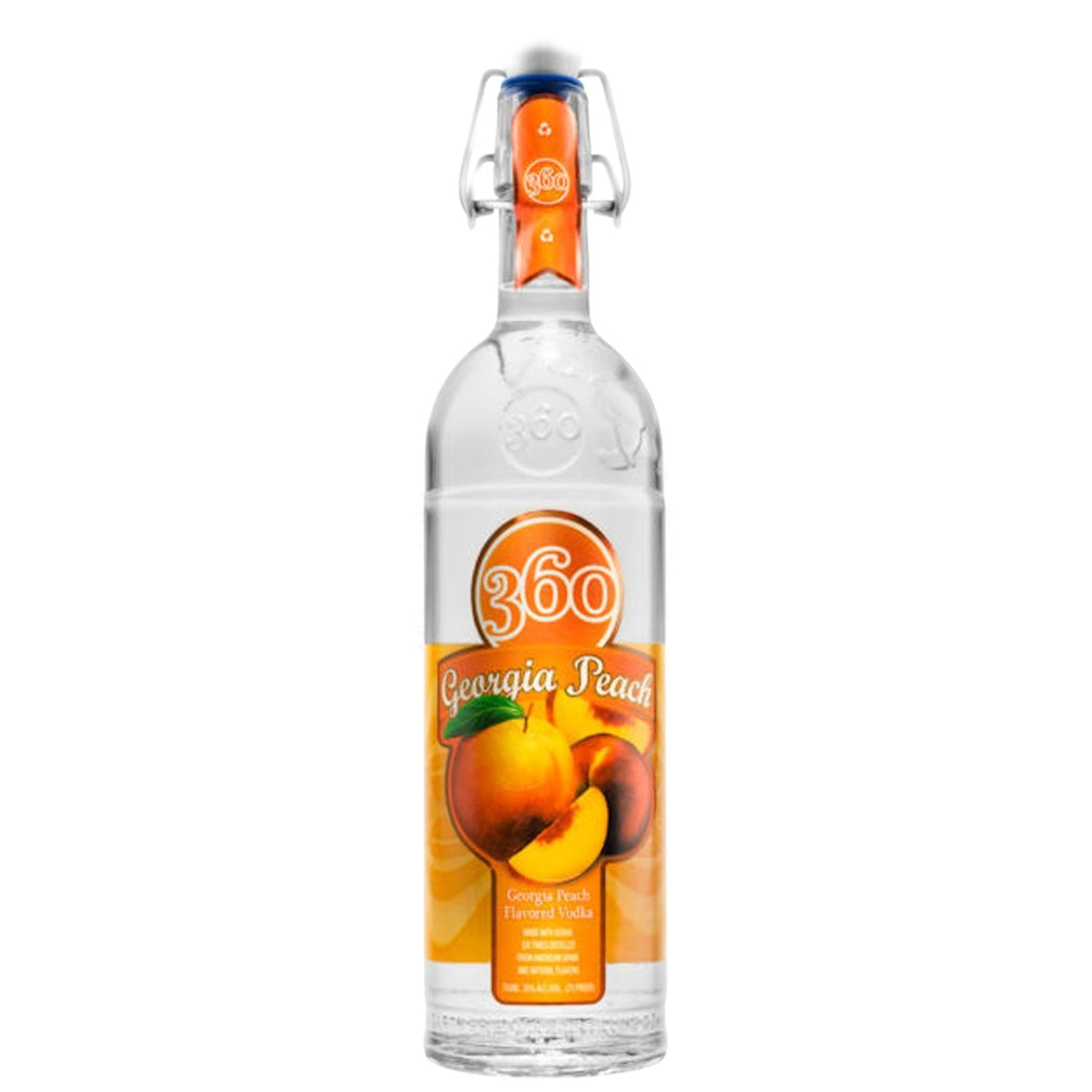360 Vodka Georgia Peach Flavored Vodka - Whisky and Whiskey