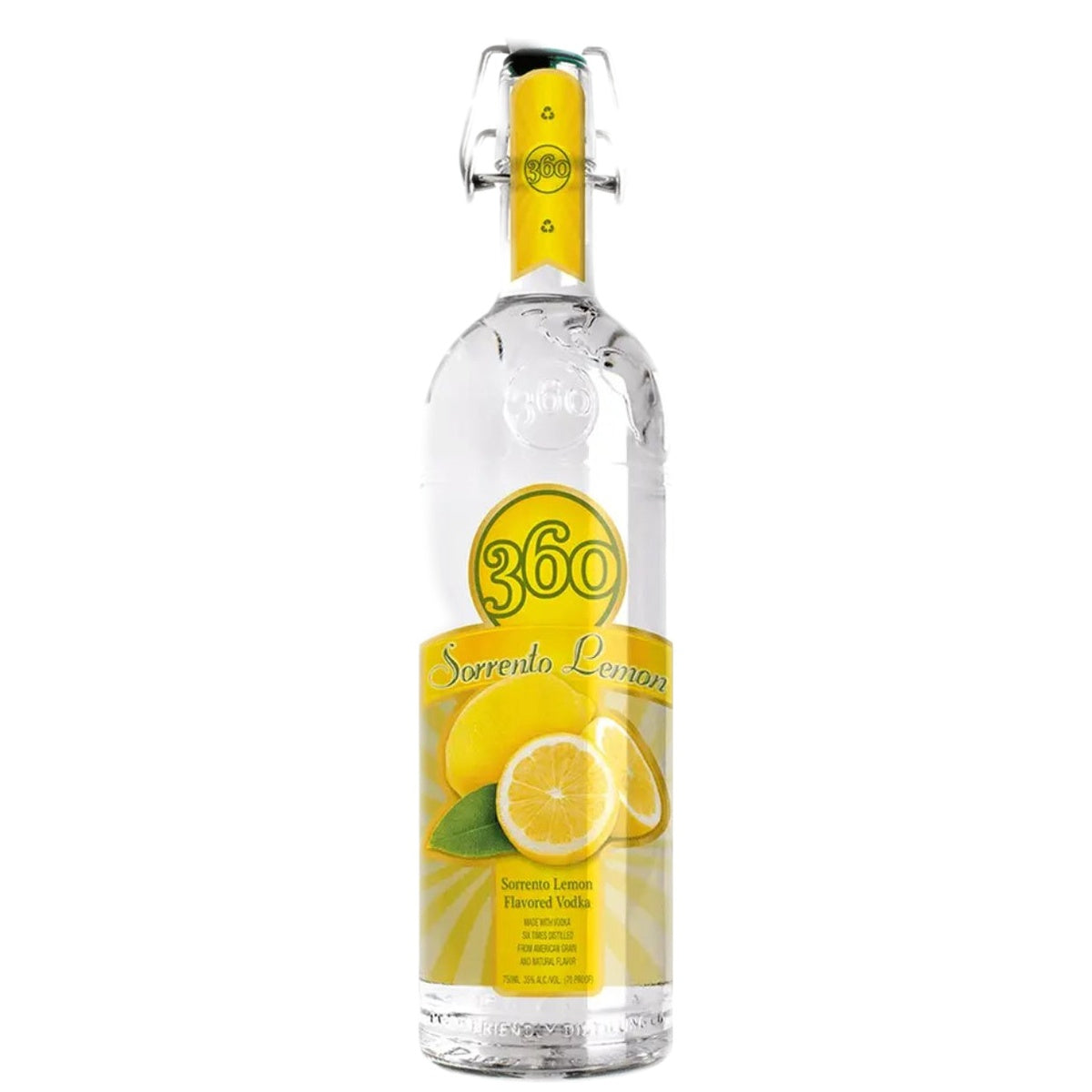 360 Vodka Sorrento Lemon Flavored Vodka - Whisky and Whiskey