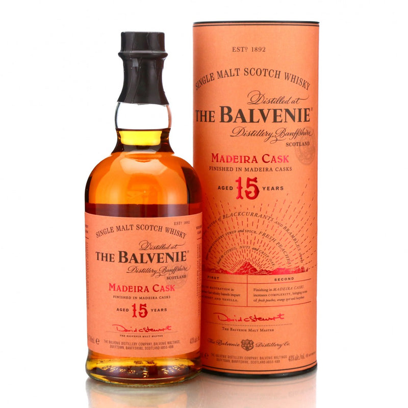 The Balvenie 15 Year Old Madeira Cask Single Malt Scotch Whisky