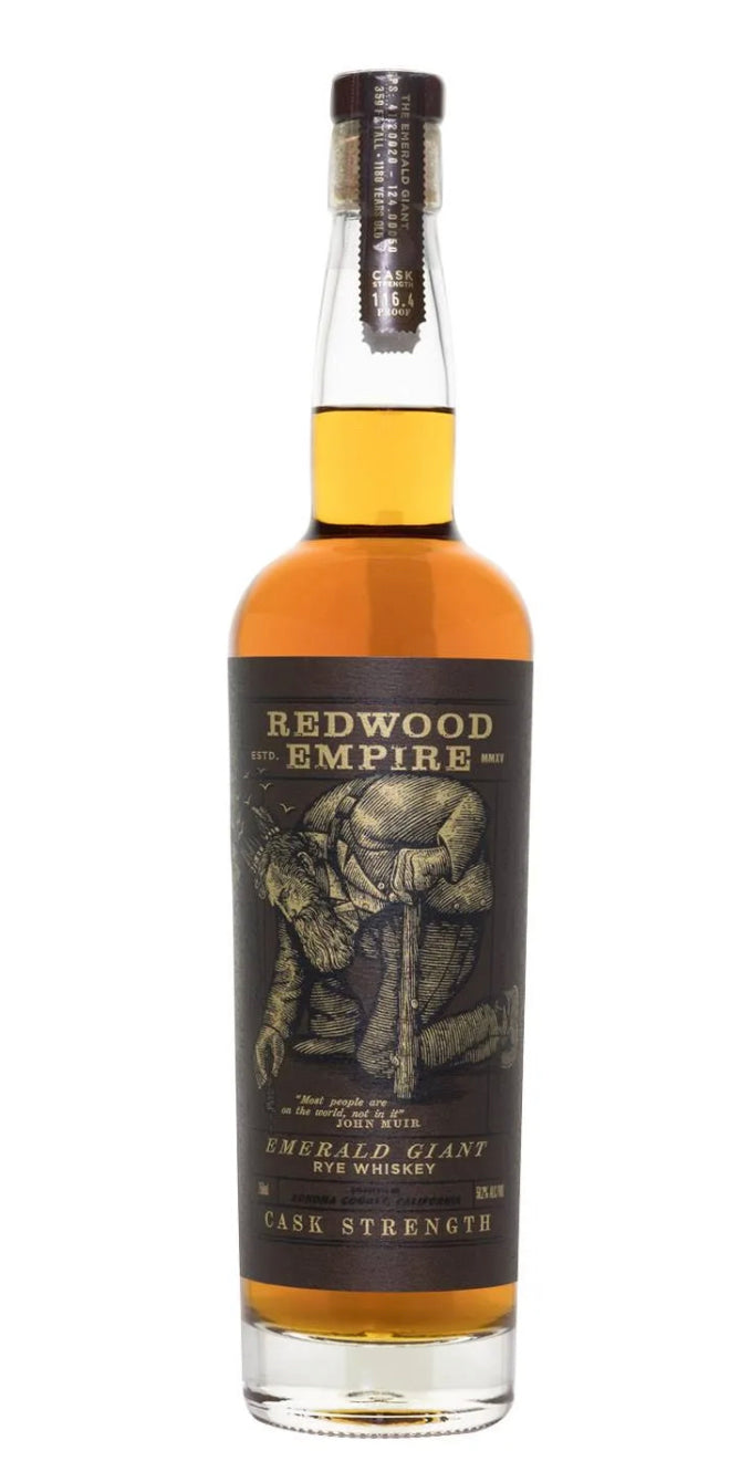 Redwood Empire Emerald Giant Cask Strength Rye Whiskey