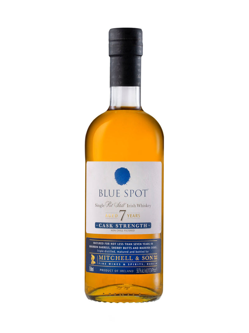 Blue Spot 7 Year Old Cask Strength Irish Whiskey
