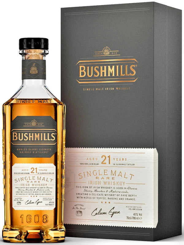 Bushmills 21 Year Old Single Malt Irish Whiskey