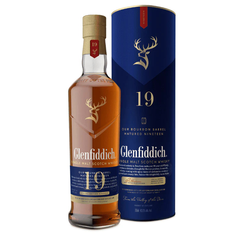 Glenfiddich 19 Year Old Ex-Bourbon Single Malt Scotch Whisky