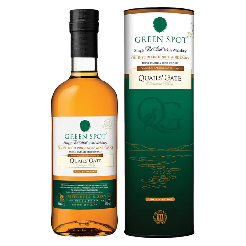 Green Spot Quails' Gate Irish Whiskey