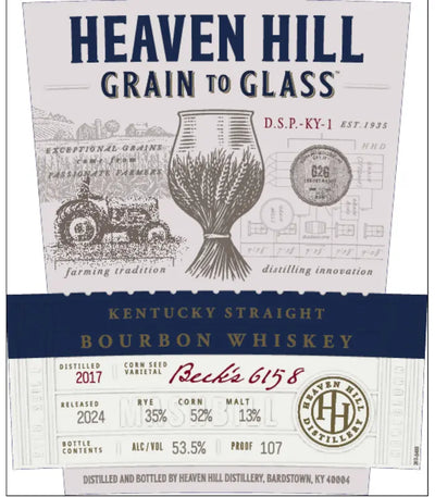 Heaven Hill Grain to Glass Straight Bourbon Whiskey