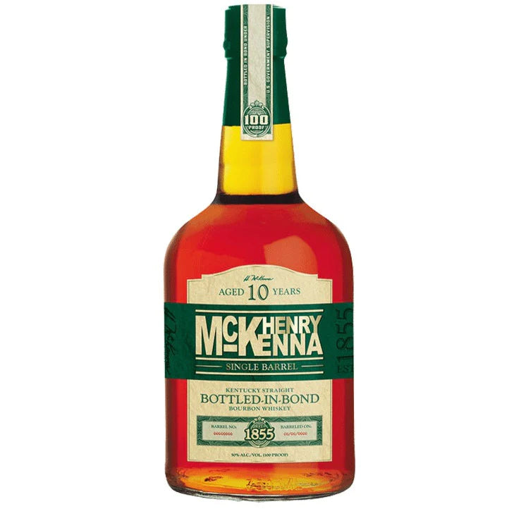 Henry McKenna 10 Year Old Single Barrel Bourbon Whiskey