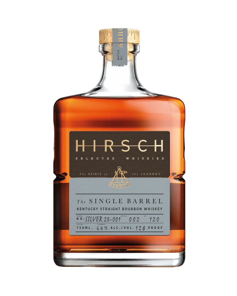 HIRSCH The Single Barrel SIlver Bourbon Whiskey