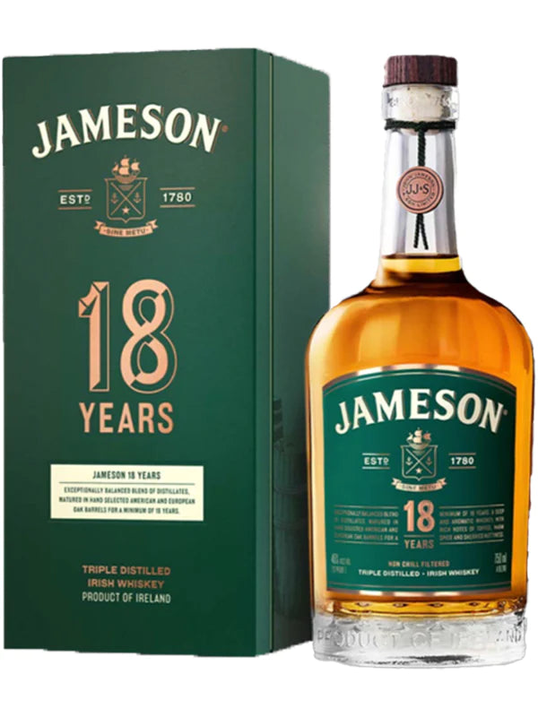 Jameson 18 Year Old Triple Distilled Irish Whiskey