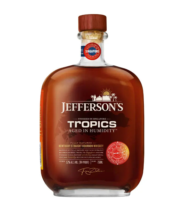Jefferson’s Tropics Aged in Humidity Bourbon Whiskey