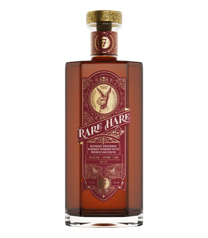 Rare Hare 7 Year Old Bourbon Whiskey French Oak Stave Finish