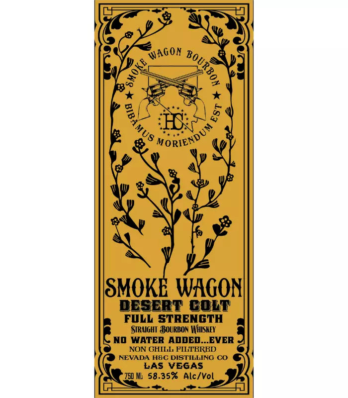 Smoke Wagon Desert Colt Full Strength Straight Bourbon Whiskey