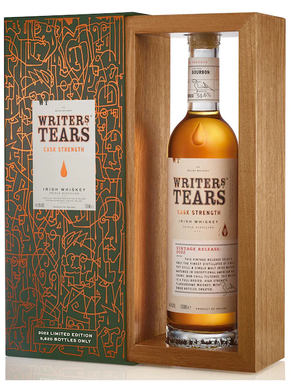 Writers' Tears Cask Strength Irish Whiskey 2022 Vintage Release