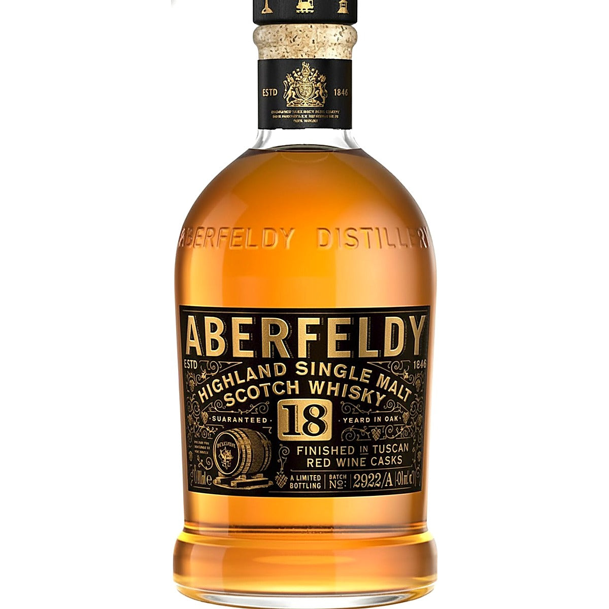 ABERFELDY 18 Year Limited Edition Tuscan Red Wine Cask Finish