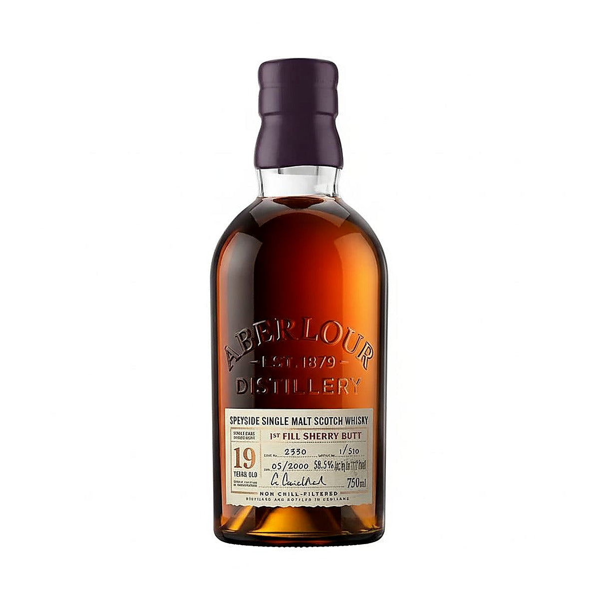 Aberlour 19 Year 1st Fill Sherry Butt Single Malt Scotch Whisky