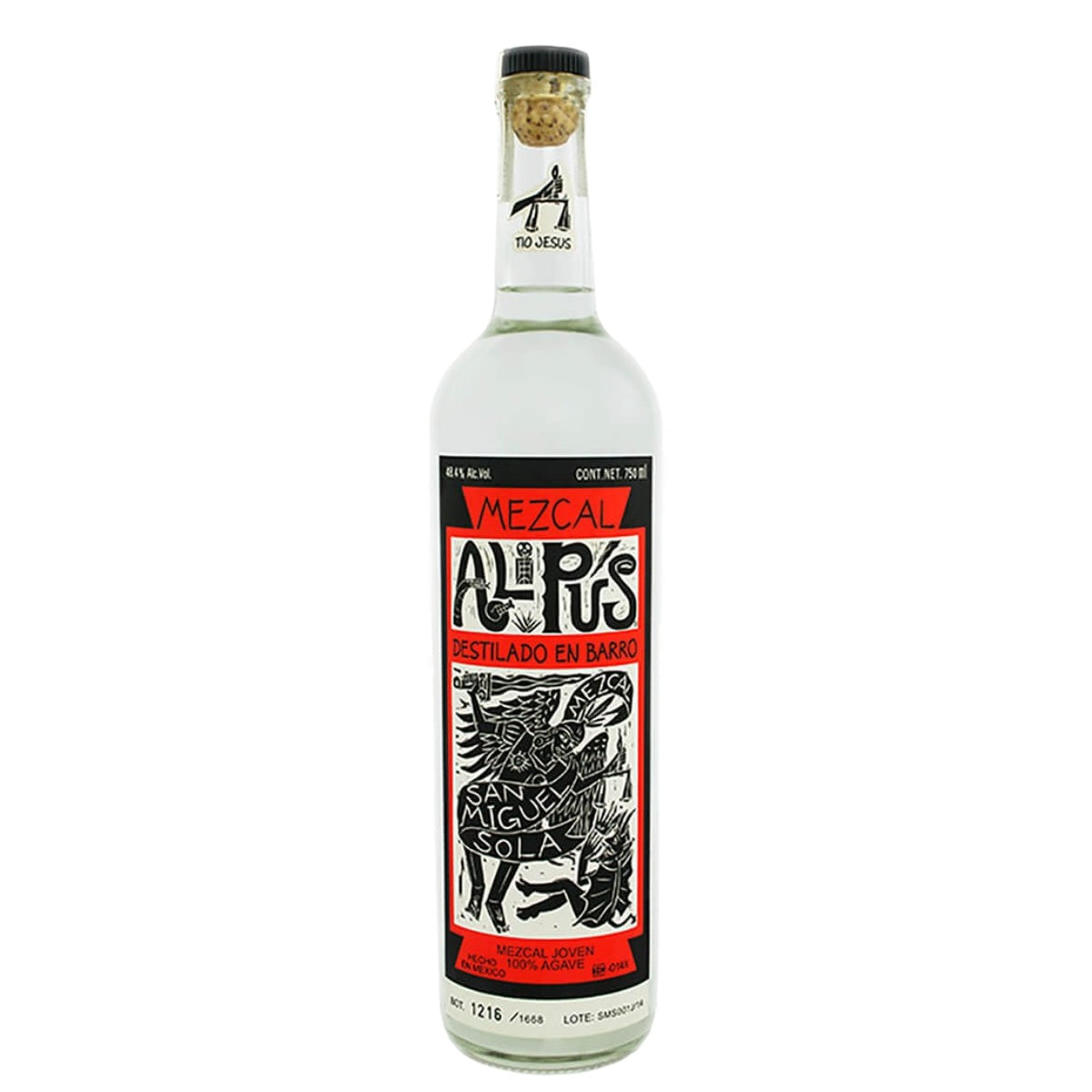 Alipus Mezcal San Miguel Sola Destilado en Barro - Whisky and Whiskey