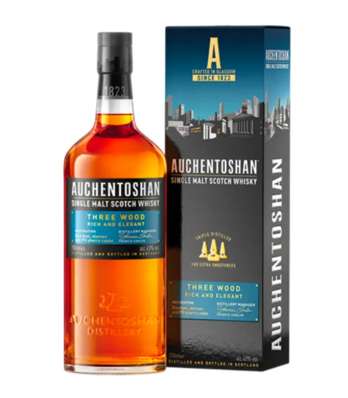 Auchentoshan Three Wood Single Malt Scotch Whisky