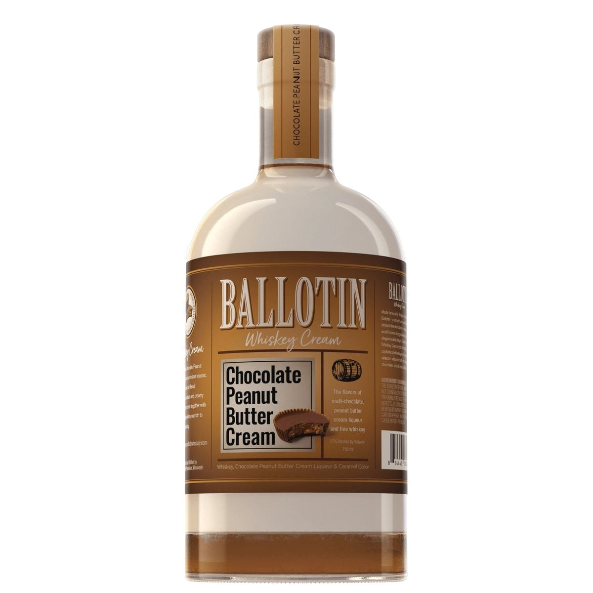 Ballotin Chocolate Peanut Butter Whiskey Cream - Whisky and Whiskey