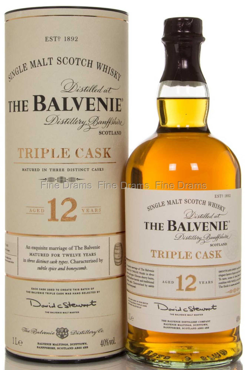 The Balvenie 12 Year Old Triple Cask Single Malt Scotch Whisky