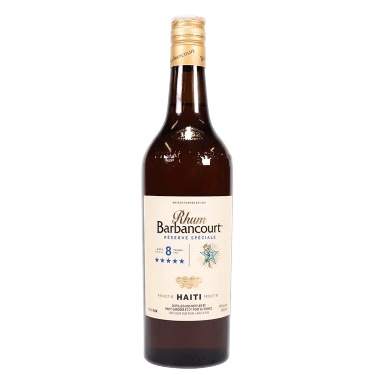 Barbancourt 5 Star 8 Year Rum - Whisky and Whiskey