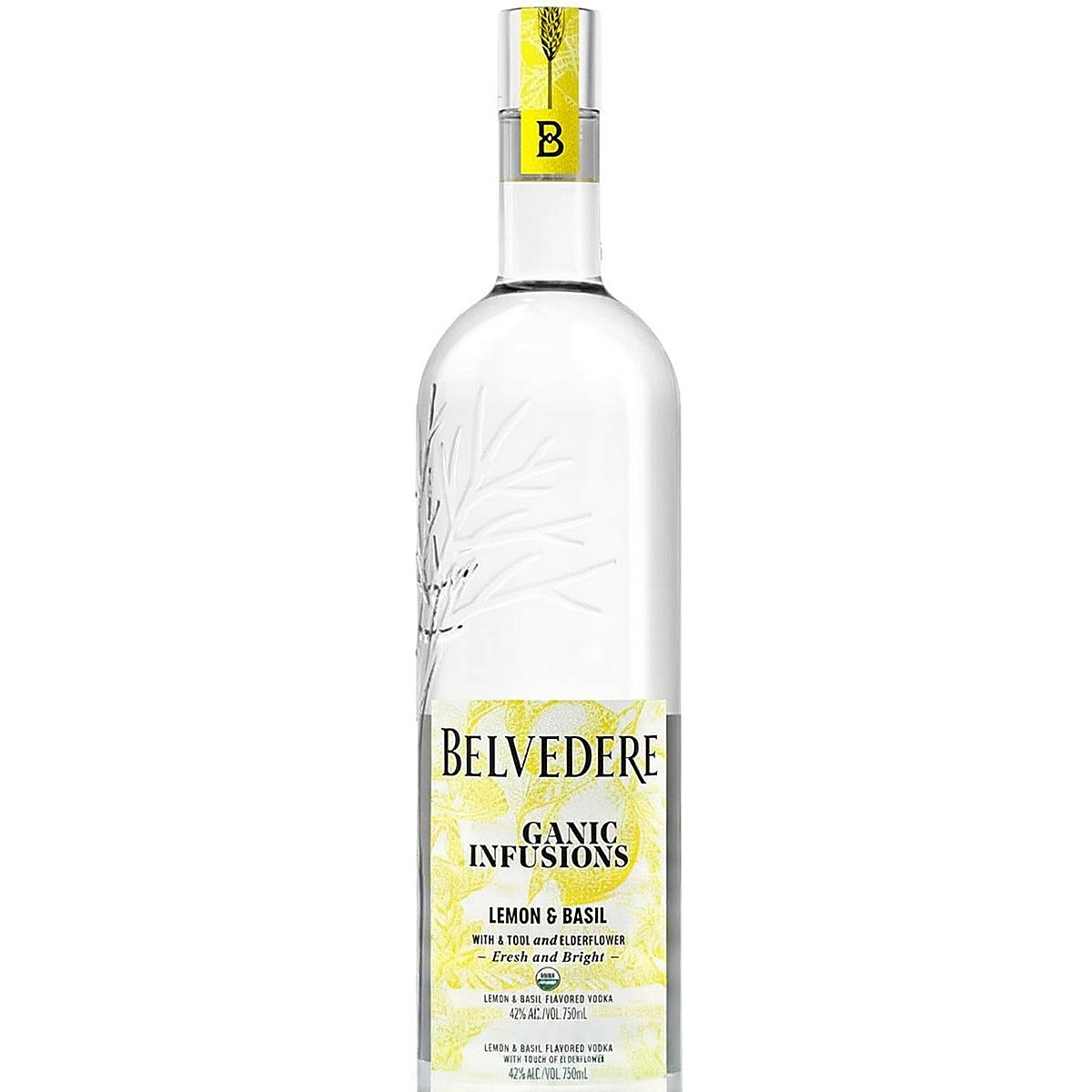 Belvedere Vodka Organic Infusions Lemon & Basil