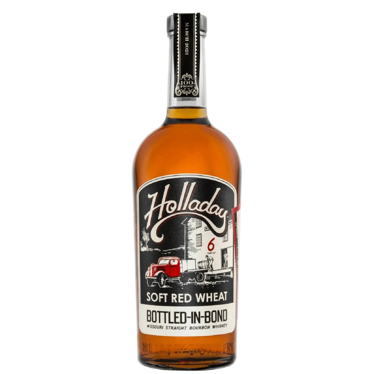 Ben Holladay Soft Red Wheat Bottle in Bond Bourbon Whiskey